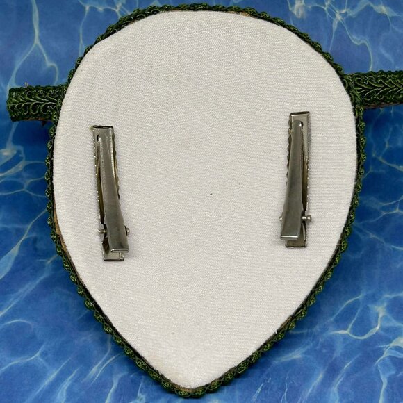 Tiki Thatched HANDMADE Mouse Ear Hat/ Fascinator Hat - Picture 3 of 5